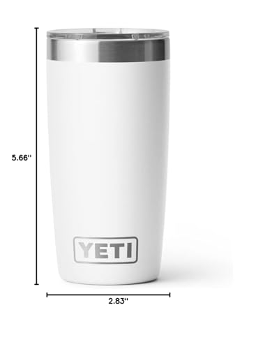 YETI Rambler 10 oz Tumbler, Stainless Steel, Vacuum Insulated with MagSlider Lid