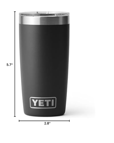 YETI Rambler 10 oz Tumbler, Stainless Steel, Vacuum Insulated with MagSlider Lid