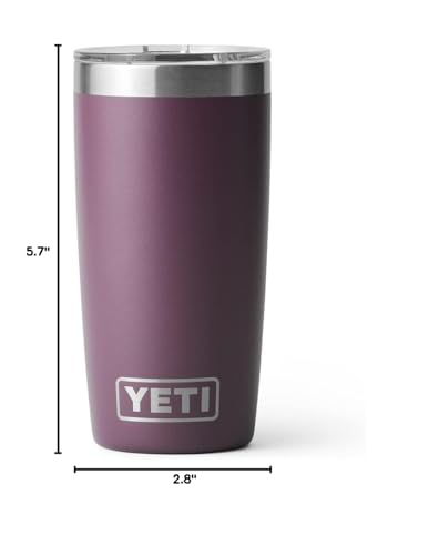 YETI Rambler 10 oz Tumbler, Stainless Steel, Vacuum Insulated with MagSlider Lid