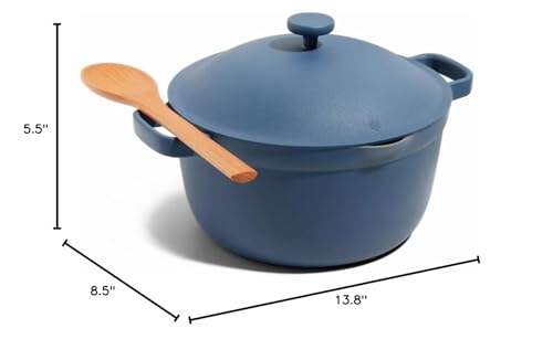Our Place Perfect Pot - 5.5 Qt. Nonstick Ceramic Sauce Pan with Lid | Versatile Cookware for Stovetop and Oven | Steam, Bake, Braise, Roast | PTFE and PFOA-Free | Toxin-Free, Easy to Clean | Steam