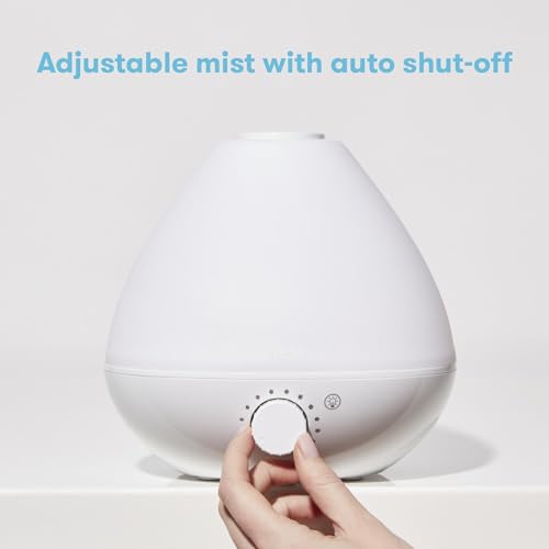 Frida Baby 3-in-1 Cool Mist Humidifier for Baby with Diffuser + Nightlight, Baby Humidifier for Bedroom, Nursery + Large Rooms, Quiet, Auto Shut Off, Runs +24hrs