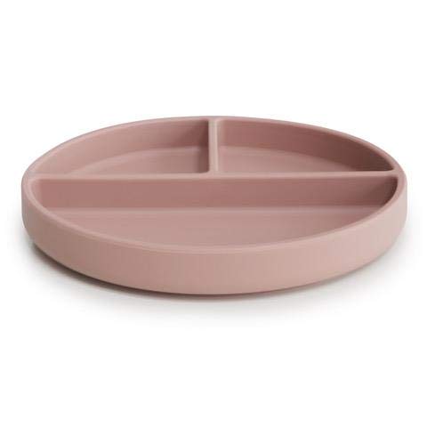 mushie Silicone Suction Plate | BPA-Free Non-Slip Design (Ivory)