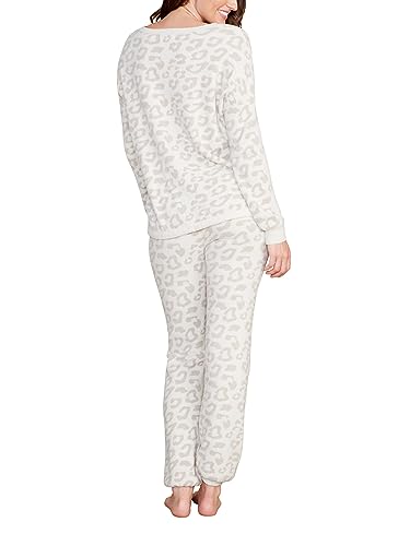 Barefoot Dreams CozyChic Ultra Lite Barefoot in The Wild Track Pants for Women, Luxury Loungewear, Gym Track Bottoms