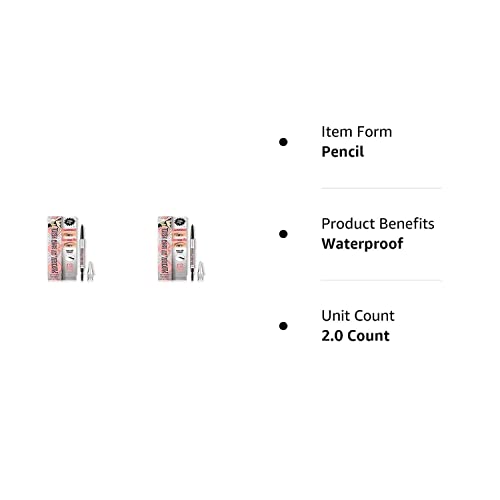 Benefit Precisely My Brow Pencil Ultra Fine Brow Defining, No. 4, Medium, 0.002 Ounce