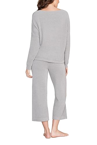 Barefoot Dreams CozyChic Ultra Lite Slouchy Pullover for Women, Ultra Soft Long Sleeve, Crew Neck Pullover