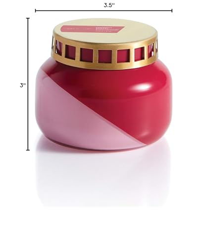 Capri Blue Pineapple Flower Candle - Dual Tone Signature Jar Candle - Luxury Aromatherapy Soy Candle - Fresh Scented Candle (19 Oz)