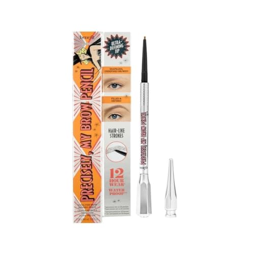 Benefit Precisely My Brow Pencil Ultra Fine Brow Defining, No. 4, Medium, 0.002 Ounce