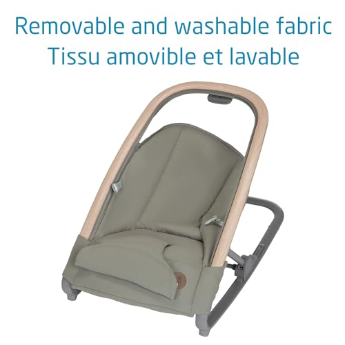 Maxi-Cosi 2-in-1 Kori Rocker, folds flat, travel, washable fabrics, Sand Horizon