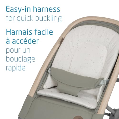 Maxi-Cosi 2-in-1 Kori Rocker, folds flat, travel, washable fabrics, Sand Horizon