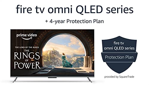 Amazon Fire TV 50" Omni QLED Series 4K UHD smart TV, Dolby Vision IQ, Fire TV Ambient Experience, local dimming, hands-free with Alexa