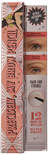 Benefit Precisely My Brow Pencil Ultra Fine Brow Defining, No. 4, Medium, 0.002 Ounce