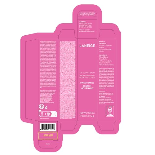 LANEIGE Lip Glowy Balm Hydrate, Glossy, Lightweight, Moisturize & Tint with Shea Butter