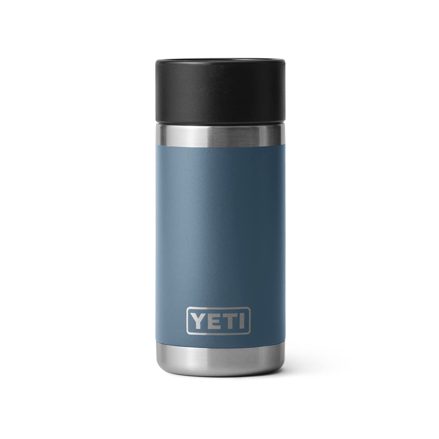 YETI Rambler 12 oz Bottle, Stainless Steel, Vacuum Insulated, with Hot Shot Cap