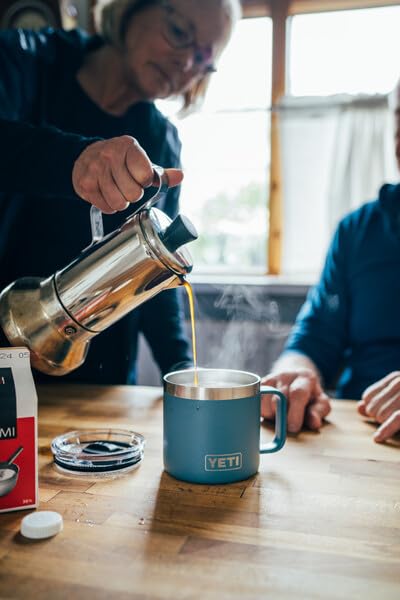 YETI Rambler 14 oz Mug, Vacuum Insulated, Stainless Steel with MagSlider Lid, Stainless