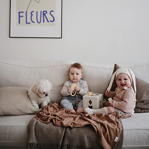 mushie Silicone Baby Teether Toy | Bunny