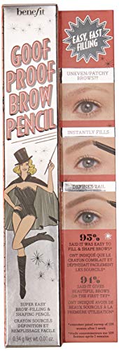 BENEFIT COSMETICS Goof Proof Brow Pencil 03 Warm Light Brown