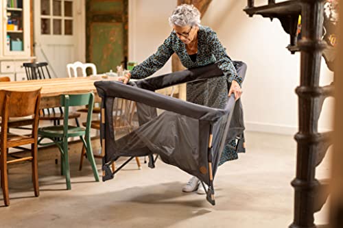 Maxi-Cosi Swift Baby Playpen with Mat, Baby Play Yards, Pack and Play with Bassinet - Portable Playpen for Babies and Toddlers, Classic Oat