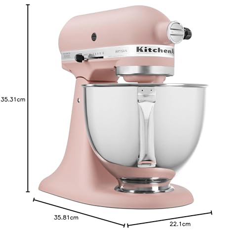 KitchenAid Artisan Series 5-Quart Tilt-Head Stand Mixer, Almond Cream, KSM150PSAC