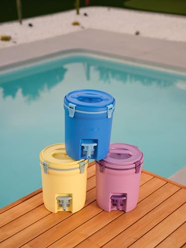 STANLEY Adventure 2 Gallon Fast Flow Water Jug, Ice Water Dispenser, Insulated Beverage Cooler with Easy Pour Spigot and Latched Foam Lid
