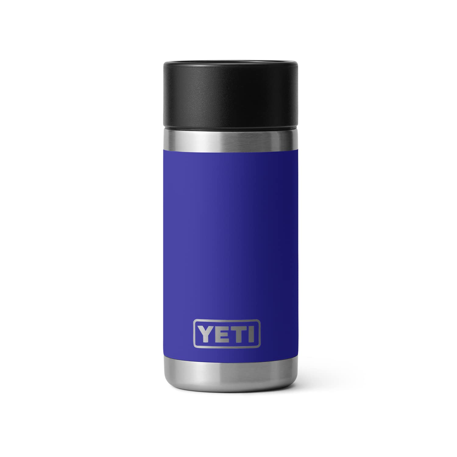 YETI Rambler 12 oz Bottle, Stainless Steel, Vacuum Insulated, with Hot Shot Cap