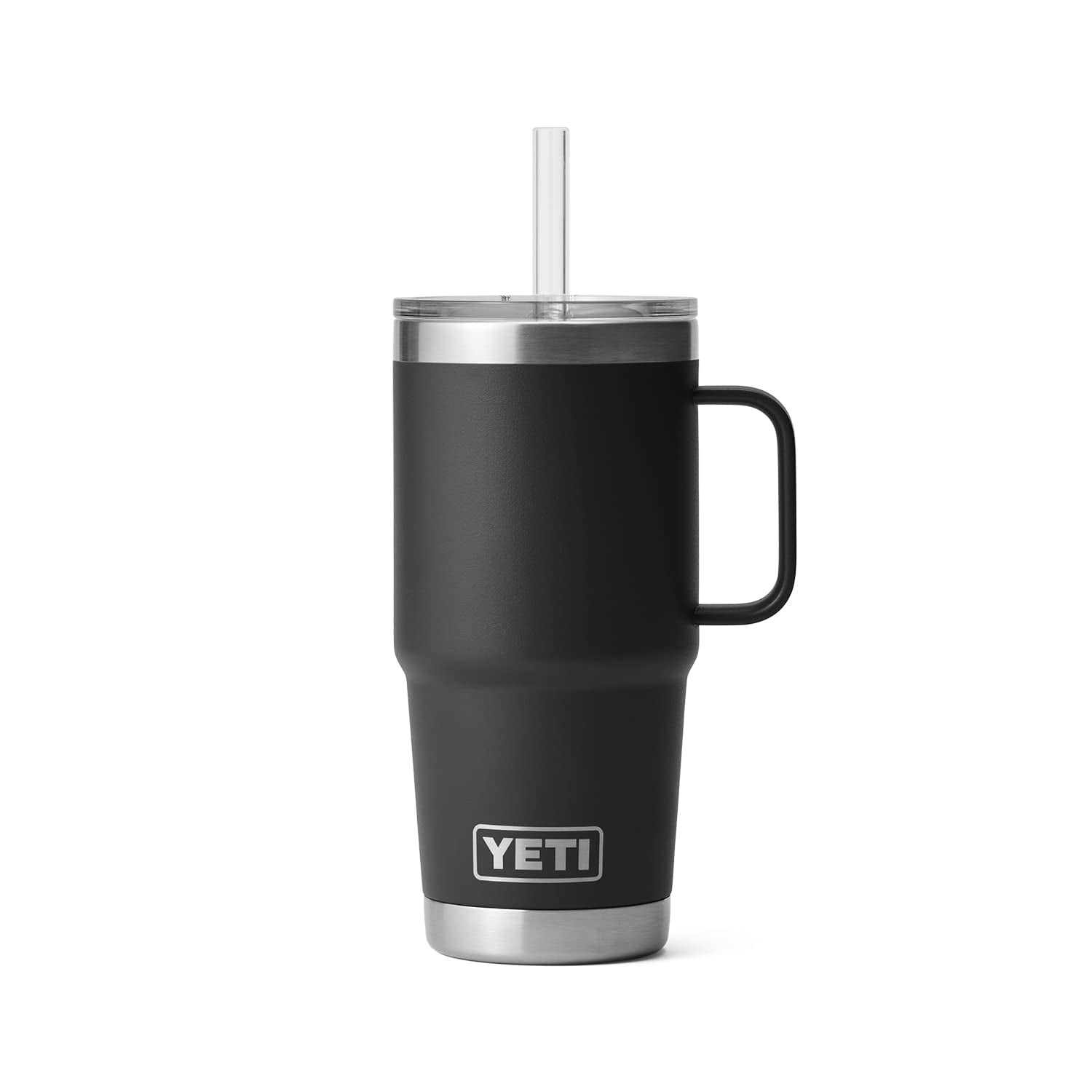 YETI Rambler Tumbler with Handle and Straw Lid, Vacuum Insulated Travel Mug, Stainless Steel