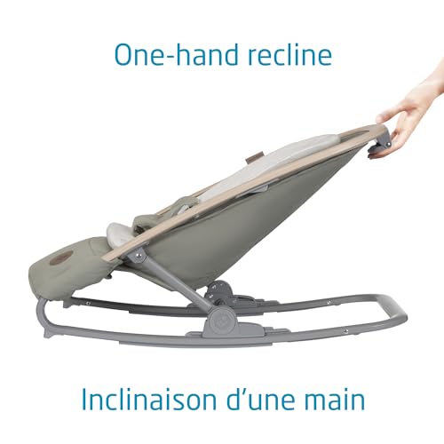 Maxi-Cosi 2-in-1 Kori Rocker, folds flat, travel, washable fabrics, Sand Horizon