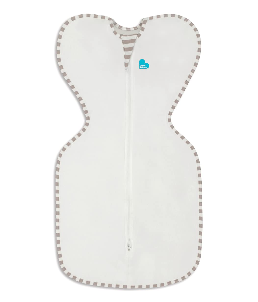 Love to Dream Swaddle UP, Baby Sleep Sack, Self-Soothing Swaddles for Newborns, Improves Sleep, Snug Fit Helps Calm Startle Reflex, New Born Essentials for Baby, 5-8.5 lbs, Sand Dollar