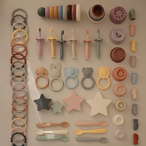 mushie Silicone Baby Teether Toy | Bunny