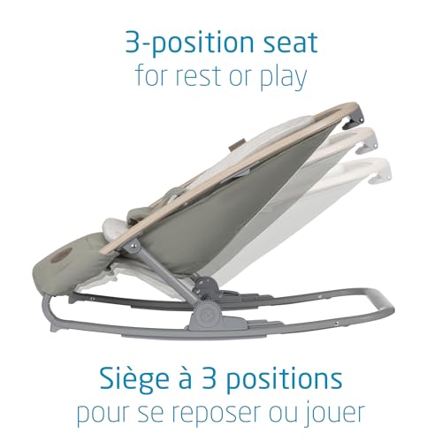 Maxi-Cosi 2-in-1 Kori Rocker, folds flat, travel, washable fabrics, Sand Horizon