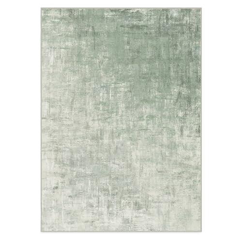 RUGGABLE Impasto Washable Rug - Perfect Modern Area Rug for Living Room Bedroom Kitchen - Non-Slip, Pet & Child Friendly, Stain & Water Resistant - Durable - Sage Green 3&