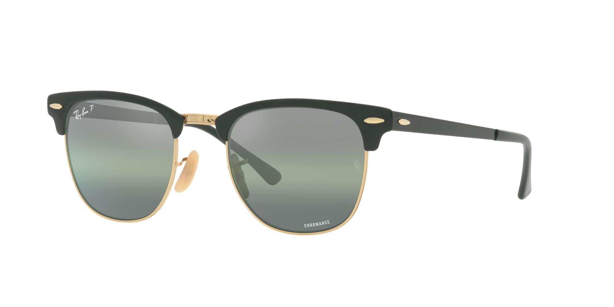 Ray-Ban RB3716 Clubmaster Metal Square Sunglasses