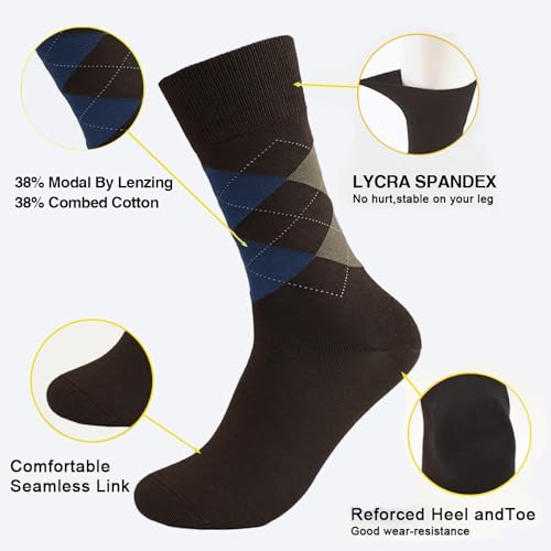 7DayOtter Modal Odor Resistant Cotton Business Dress Men&