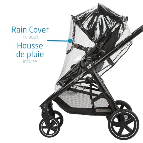 Maxi-Cosi Zelia Max 5-in-1 Modular Travel System, Carraige mode, Reversible toddler seat, Use from birth, Mico infant car seat (included), Polished Pebble