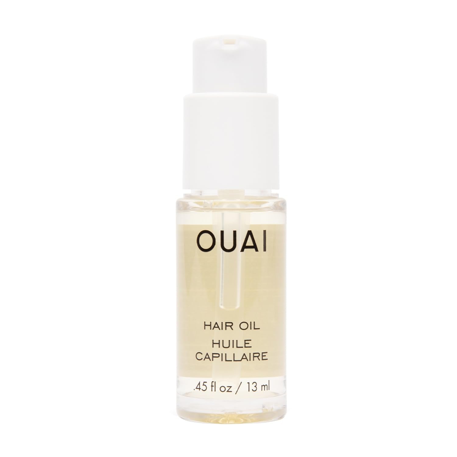 OUAI Hair Oil - Hair Heat Protectant Oil for Frizz Control - Adds Hair Shine and Smooths Split Ends - Color Safe Formula - Paraben, Phthalate and Sulfate Free (1.5 oz)