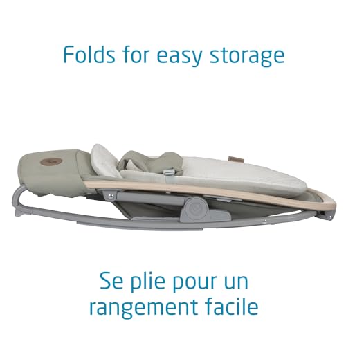 Maxi-Cosi 2-in-1 Kori Rocker, folds flat, travel, washable fabrics, Sand Horizon