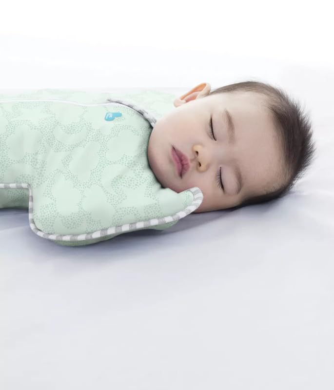 Love to Dream Swaddle UP, Baby Sleep Sack, Self-Soothing Swaddles for Newborns, Improves Sleep, Snug Fit Helps Calm Startle Reflex, New Born Essentials for Baby, 5-8.5 lbs, Sand Dollar