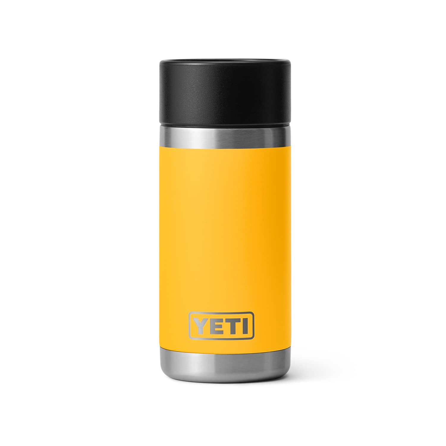 YETI Rambler 12 oz Bottle, Stainless Steel, Vacuum Insulated, with Hot Shot Cap