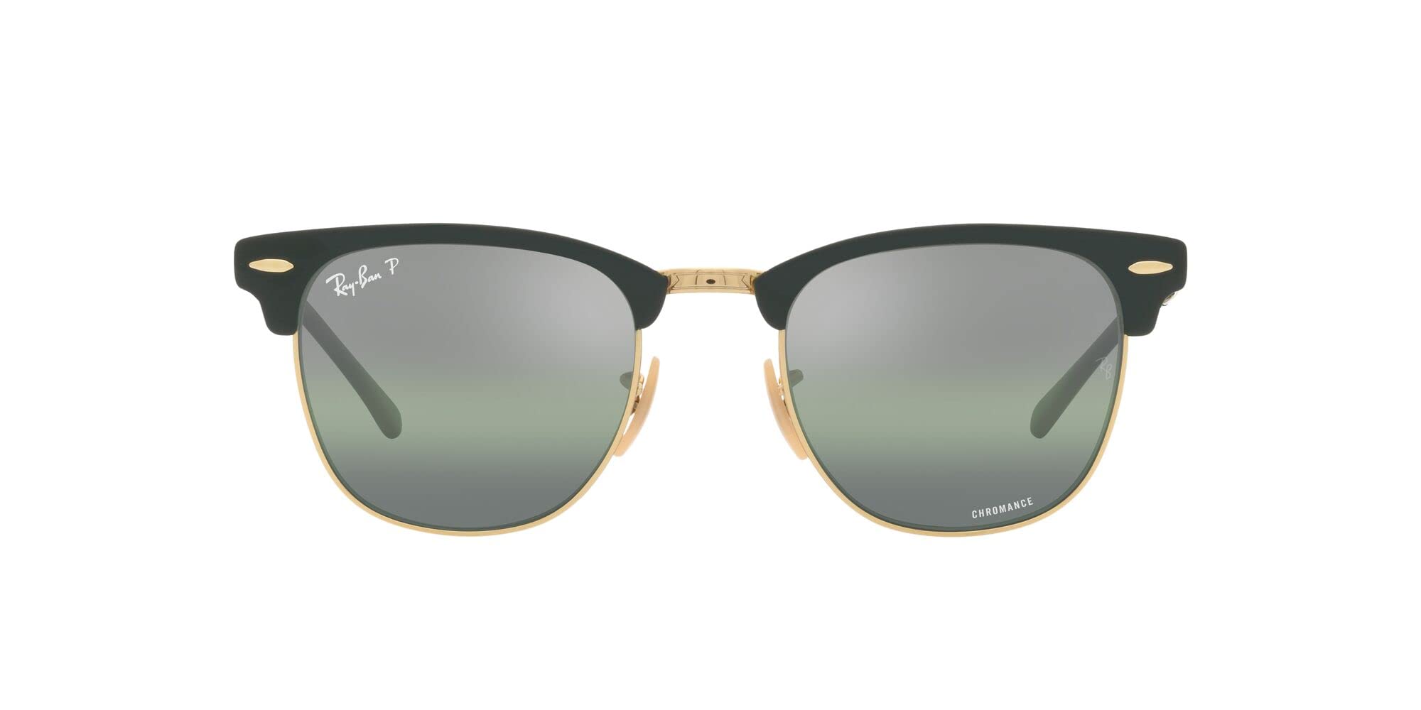 Ray-Ban RB3716 Clubmaster Metal Square Sunglasses