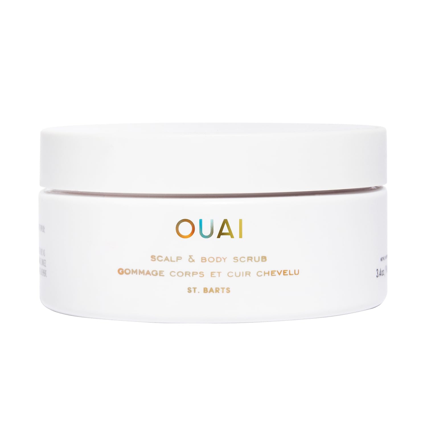 OUAI Scalp & Body Scrub, Melrose Place - Exfoliating Body Scrub with Sugar & Coconut Oil Blend for Smooth, Moisturized Skin - Gentle Scalp Scrub for Removing Product Build Up (8.8 Oz)