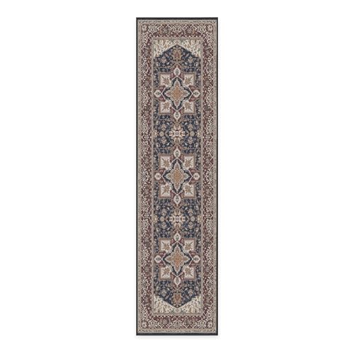 RUGGABLE Maral Heriz Washable Rug - Perfect Vintage Area Rug for Living Room Bedroom Kitchen - Pet & Child Friendly - Stain & Water Resistant - Creme 3&