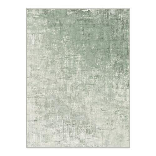 RUGGABLE Impasto Washable Rug - Perfect Modern Area Rug for Living Room Bedroom Kitchen - Non-Slip, Pet & Child Friendly, Stain & Water Resistant - Durable - Sage Green 3&