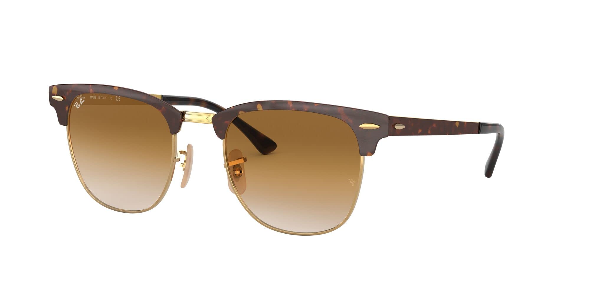 Ray-Ban RB3716 Clubmaster Metal Square Sunglasses