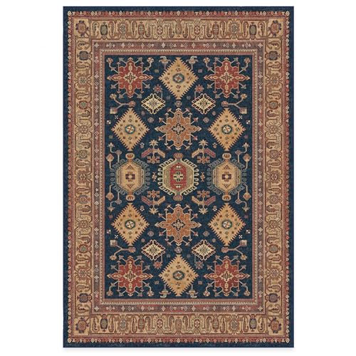 RUGGABLE – Cambria Ruby – Machine Washable Runner Rug – Pet & Child Friendly – Stain & Water Resistant – Non-Slip – 2.5&