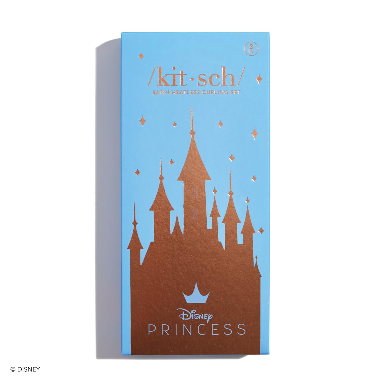 Kitsch Satin Heatless Curling Set for No-Heat Soft Curls | Overnight Hair Curlers & Curling Rod Headband, Frizz-Free Styling | Gentle Rollers for All Hair Types - 1 Pack (Charcoal)