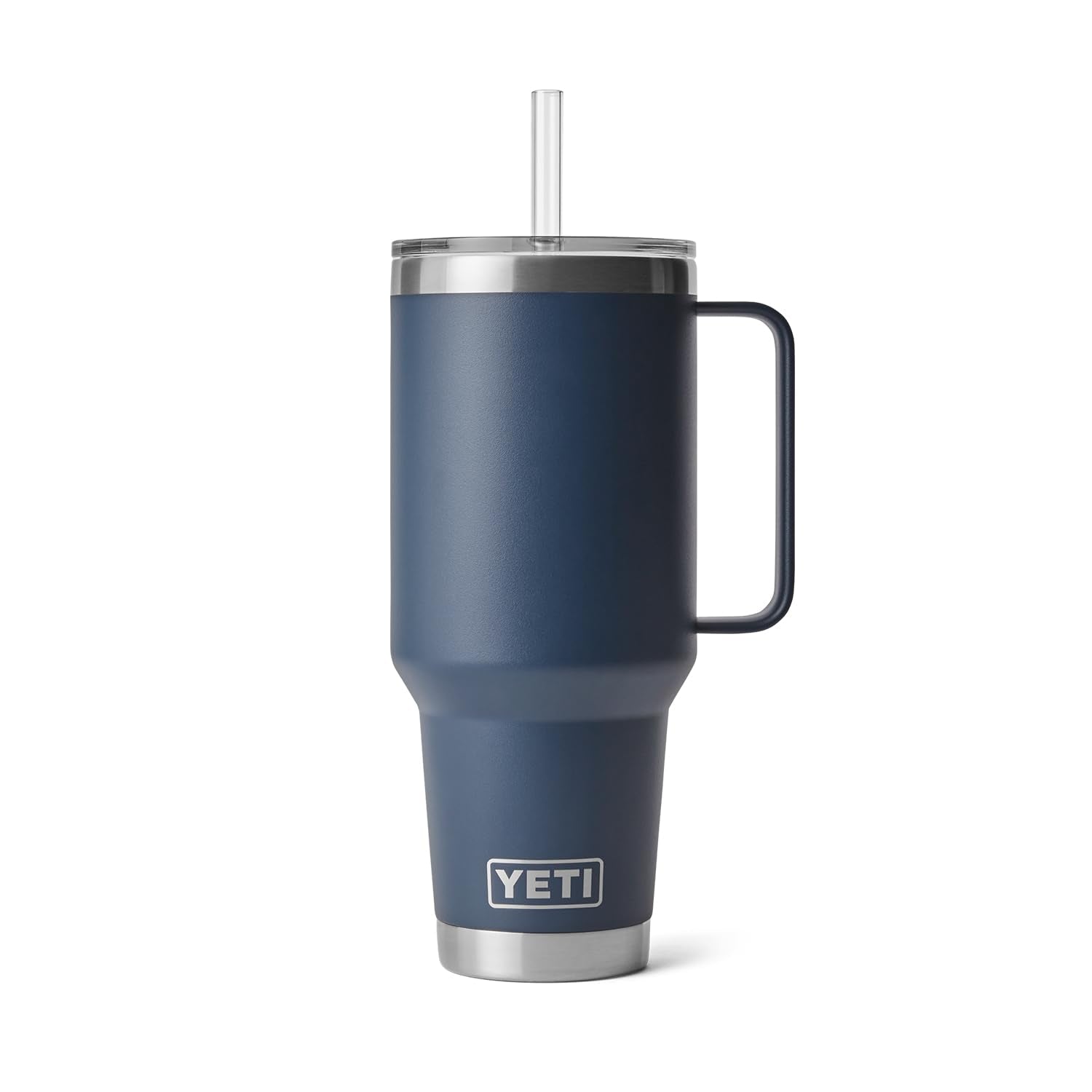 YETI Rambler Tumbler with Handle and Straw Lid, Vacuum Insulated Travel Mug, Stainless Steel