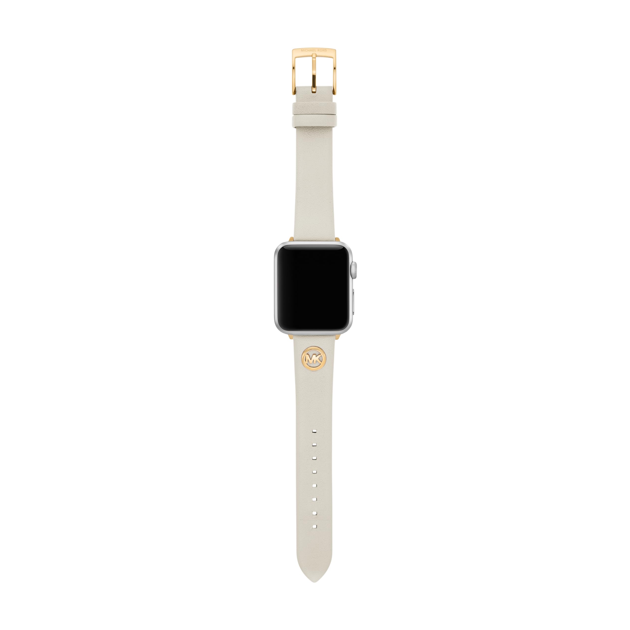 Michael Kors Band for Apple Watch; Silicone or Leather Smart Watch Bands for Women; Compatible with Apple Watch 38mm, 40mm, 41mm