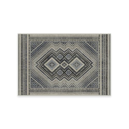 RUGGABLE Kaden Washable Rug - Perfect Vintage Area Rug for Living Room Bedroom Kitchen - Pet & Child Friendly - Stain & Water Resistant - Amber Red 3&