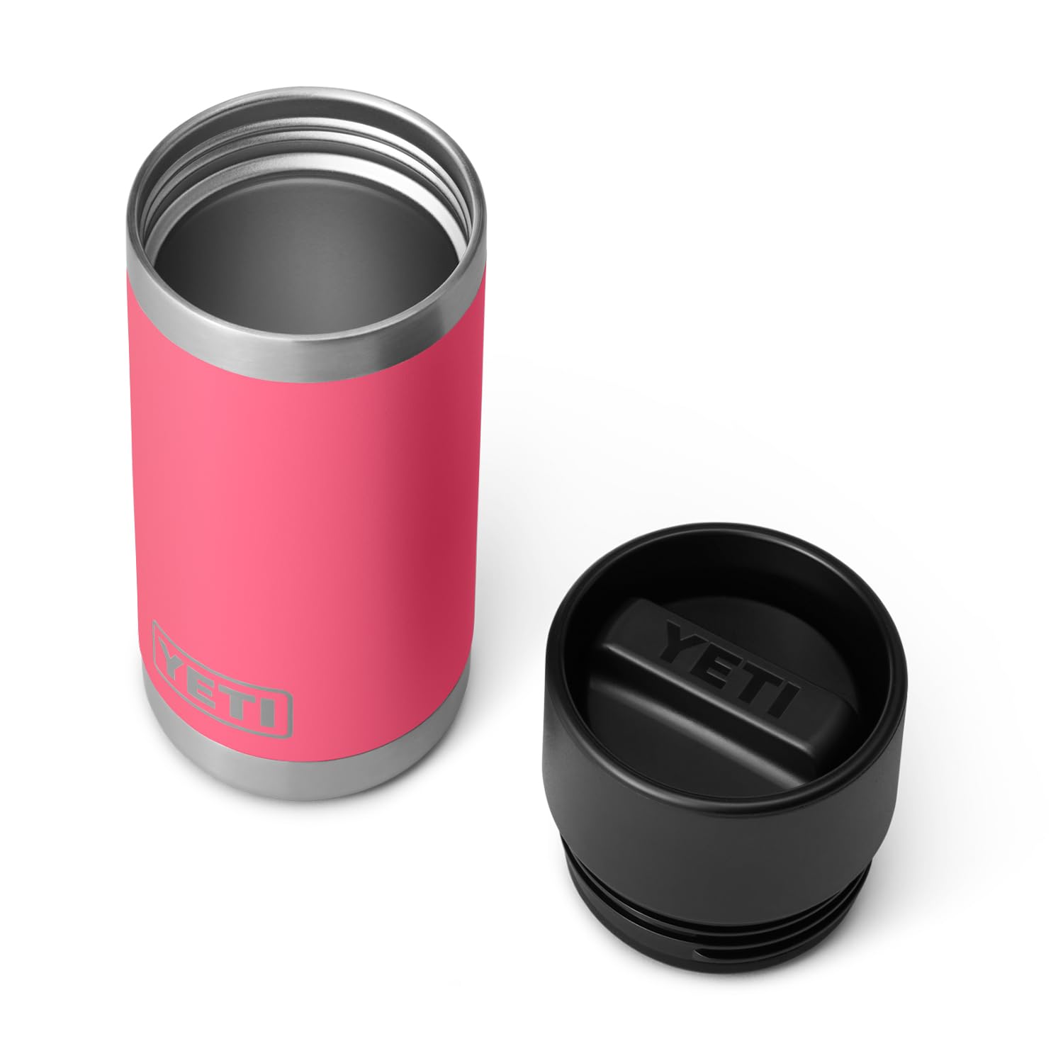 YETI Rambler 12 oz Bottle, Stainless Steel, Vacuum Insulated, with Hot Shot Cap