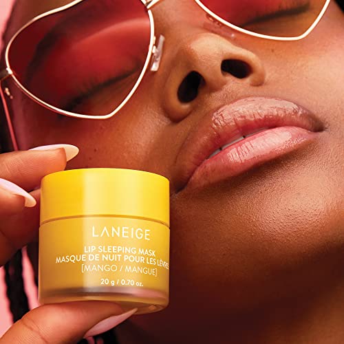 LANEIGE Lip Sleeping Mask: Nourish, Hydrate, Vitamin C, Murumuru & Shea Butter, Antioxidants, Flaky, Dry Lips