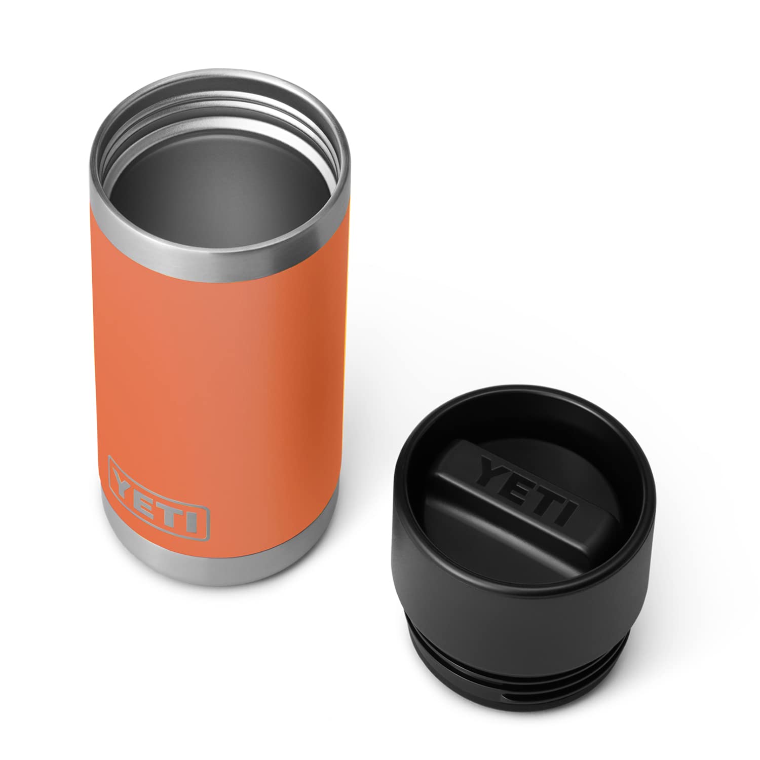 YETI Rambler 12 oz Bottle, Stainless Steel, Vacuum Insulated, with Hot Shot Cap